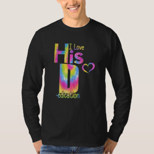 i love his d dedication i love her p personality m T-Shirt