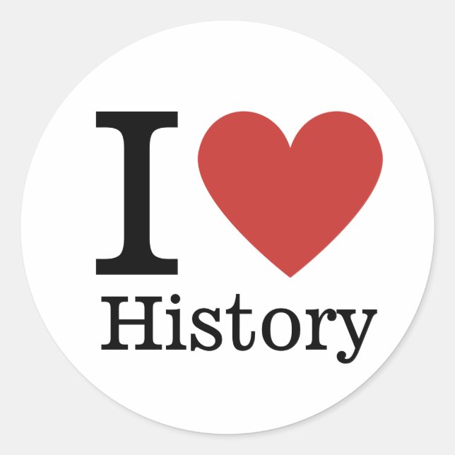 I ❤️ Love Histoire STICKER (Devant)