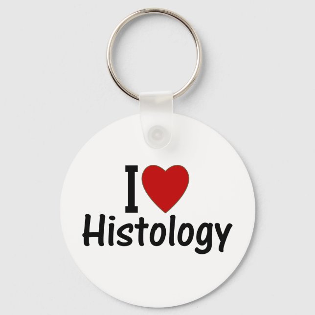 I Love Histology Keychain (Front)
