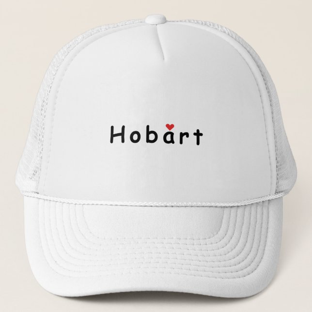 I love Hobart Trucker Hat (Front)