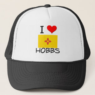 .I Love Hobbs New Mexico Trucker Hat
