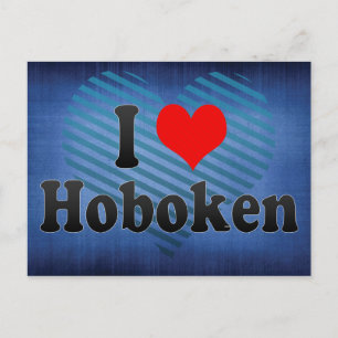 I Love Hoboken, United States Postcard