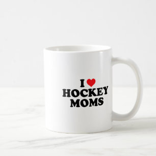 I Love Hockey Moms Funny Design (1) Coffee Mug