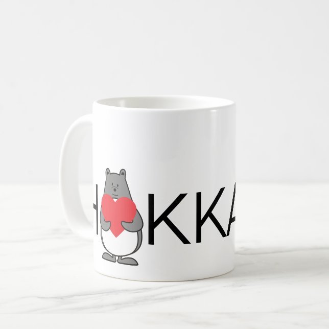 I Love Hokkaido Coffee Mug (Front Left)
