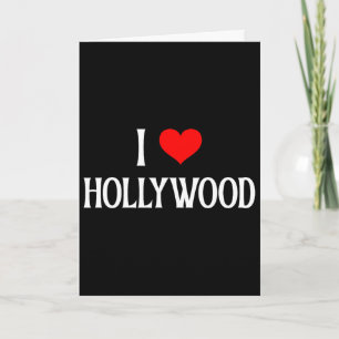 I Love Hollywood I Heart Hollywood Holiday Travel  Card