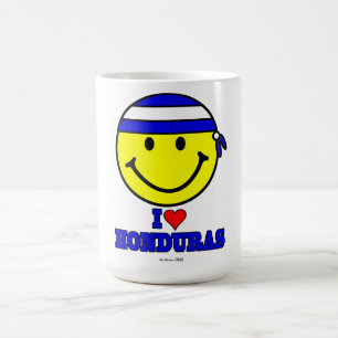 I LOVE HONDURAS COFFEE MUG