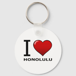 I LOVE HONOLULU,HI - HAWAII KEYCHAIN