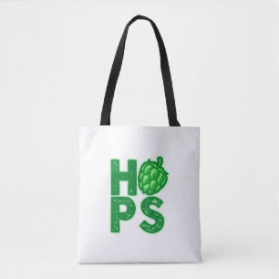 I Love Hops In Craft Beer Tote Bag