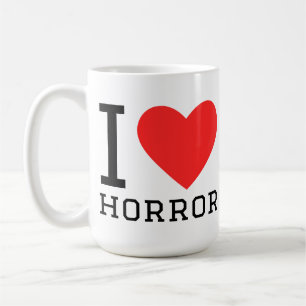 I love horror coffee mug