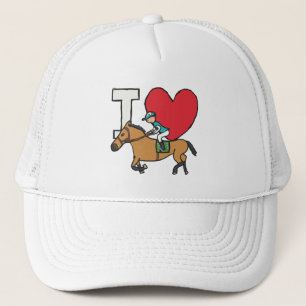 I Love Horse Riding Trucker Hat