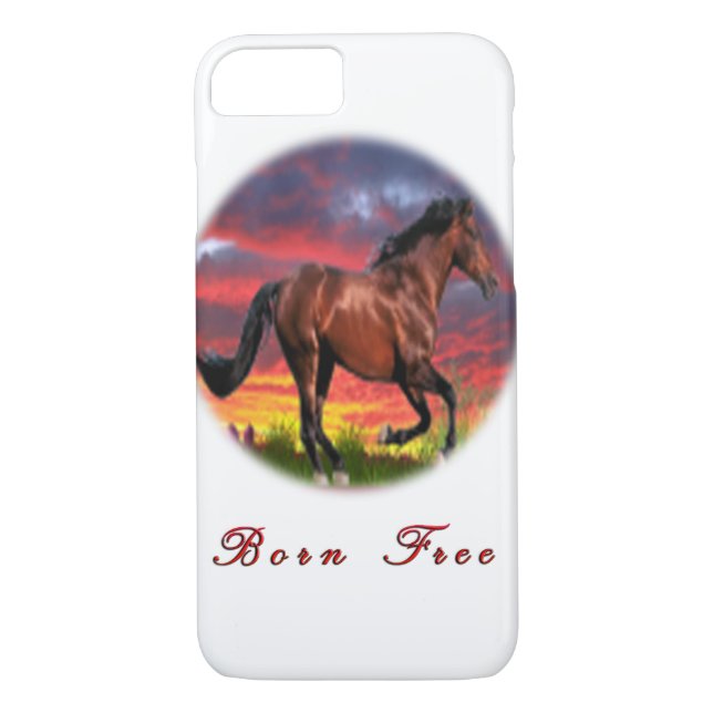 I love Horses Case-Mate iPhone Case (Back)