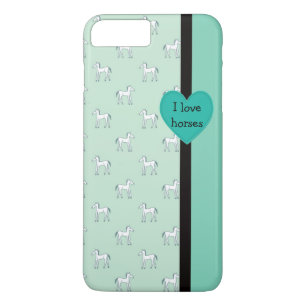 I Love Horses coque iphone