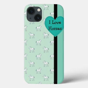 I Love Horses iPad Case