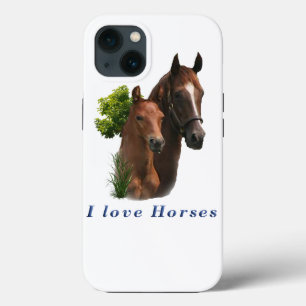 I love Horses iPhone 13 Case