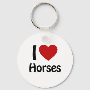 I love Horses Keychain