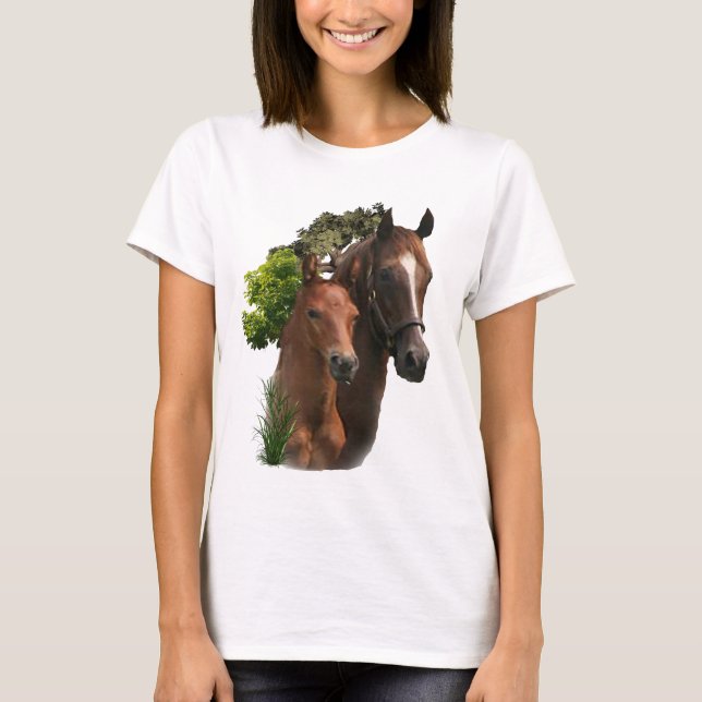 I love horses T-Shirt (Front)