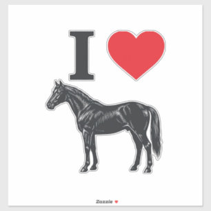 I Love Horses Vintage Engraving Shirt Design_1