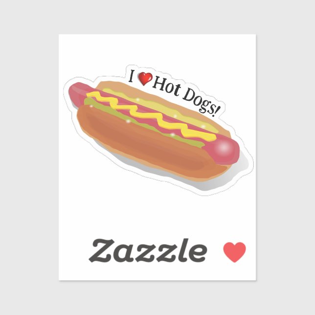 I Love Hot Dogs! (Sheet)