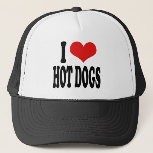 I Love Hot Dogs Trucker Hat