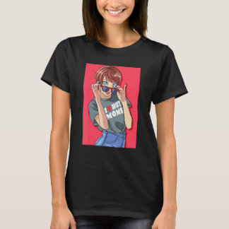 I Love Hot Moms Mother's Day Heart Mommy T-Shirt