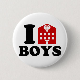 I Love Hotel Boys 2 Inch Round Button