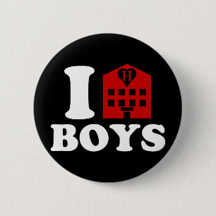 I Love Hotel Boys 2 Inch Round Button