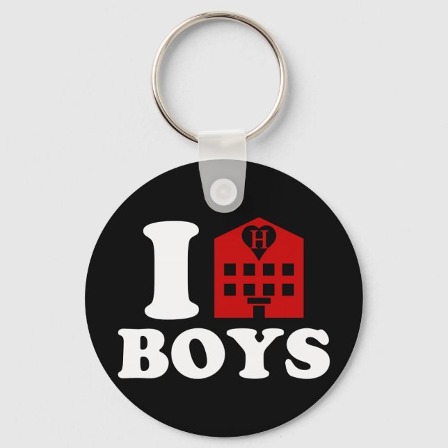 I Love Hotel Boys Keychain (Front)