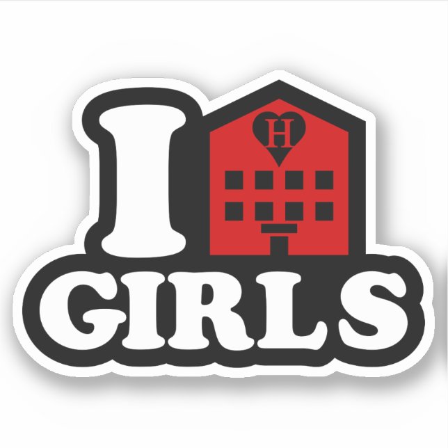 I Love Hotel Girls (Front)