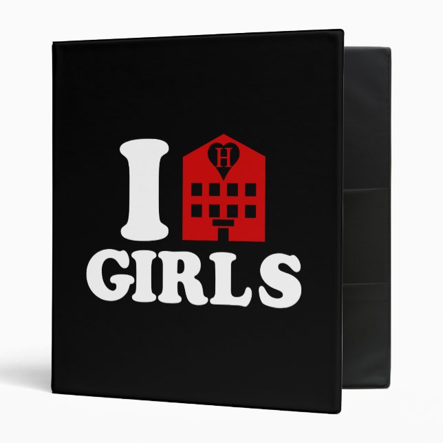 I Love Hotel Girls Binder (Front/Inside)