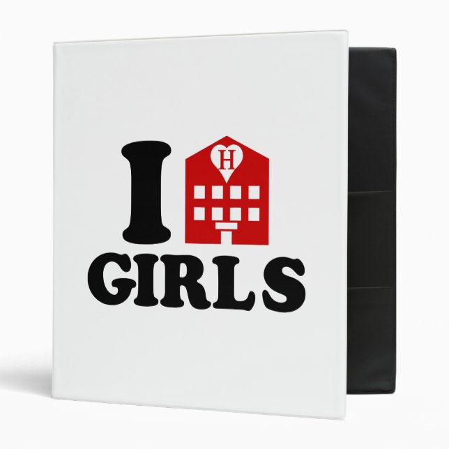 I Love Hotel Girls Binder (Front/Inside)