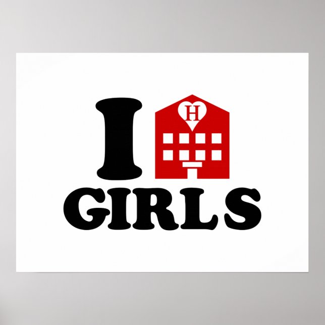 I Love Hotel Girls Poster (Front)
