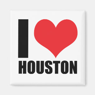 I love Houston Magnet