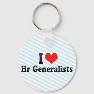 I Love Hr Generalists Keychain