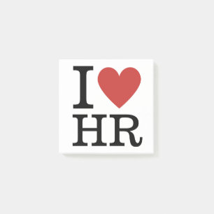 I ❤️ Love HR - HR Department Post-it Notes