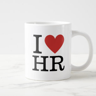 I ❤️ Love HR - HR Dept. - Jumbo  Large Coffee Mug