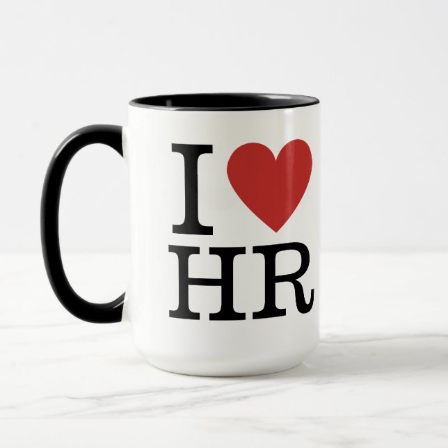 I ❤️ Love HR (HR Dept.) Mug (Left)