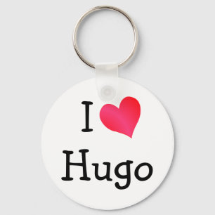 I Love Hugo Keychain