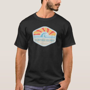 I Love Hunting Island Beach South Carolina Ocean W T-Shirt