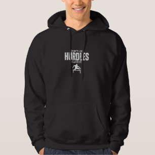 I Love Hurdles Funny Hurdles Hoodie