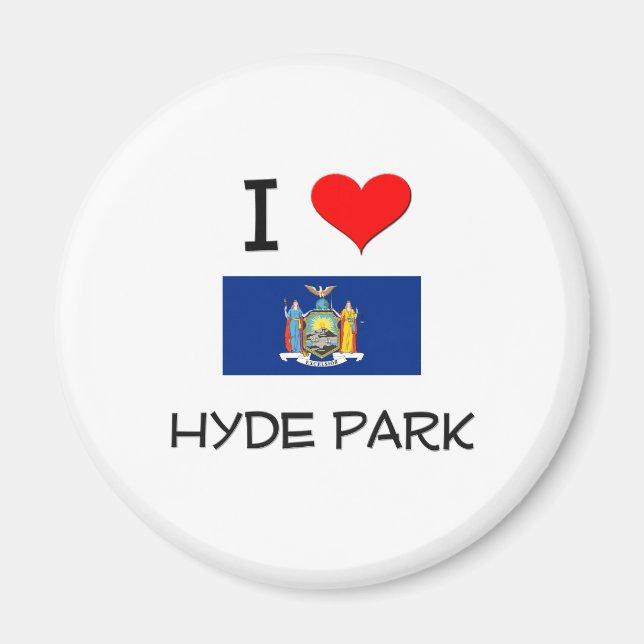 I Love Hyde Park New York Magnet (Front)