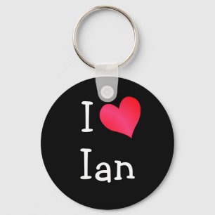 I Love Ian Keychain