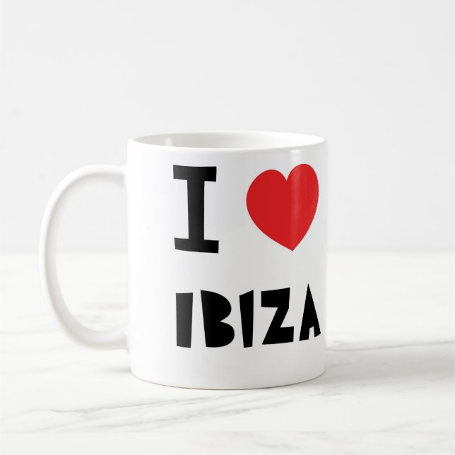I love Ibiza Coffee Mug (Left)