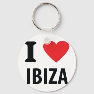 I love Ibiza icon Keychain