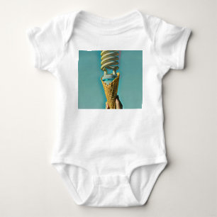 I love ice cream artwork baby bodysuit