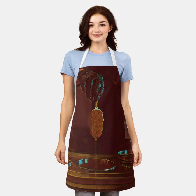 I love ice cream popsicle apron (Worn)