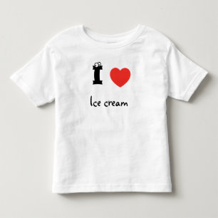 I love ice cream shirt. toddler t-shirt