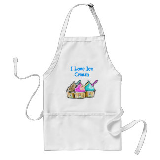 i love ice cream standard apron