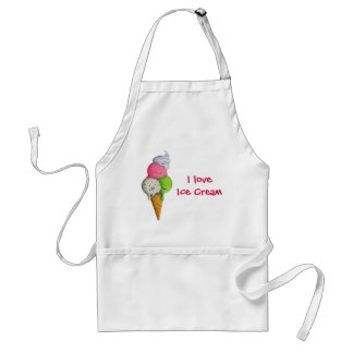 I love Ice Cream Standard Apron