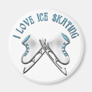 I Love Ice Skating Magnet