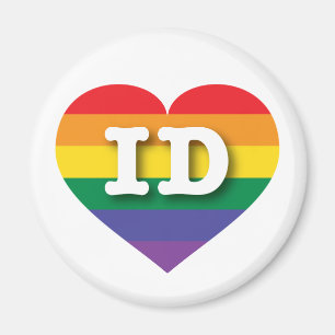 I love Idaho Gay Pride Magnet